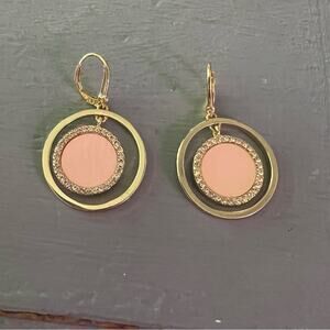 DKNY Gold Tone Earrings